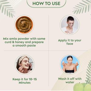 Polvo de Amla Khadi Omorose para el Crecimiento del Cabello, la Piel, para Beber y Comer |   Puro y Natural 3.53oz (100g) - Product Image 4
