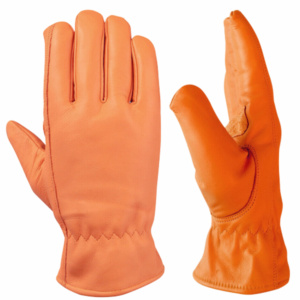 Gants de travail en cuir de chèvre résistant à la chaleur, gants de sécurité industriels, gants de construction antidérapants à usage général - Product Image 6
