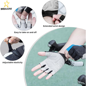 Guantes de Ciclismo para Hombre y Mujer, Guantes para Bicicleta de Montaña con Almohadilla SBR Antideslizante, Guantes para Ciclismo de Carretera - Product Image 4