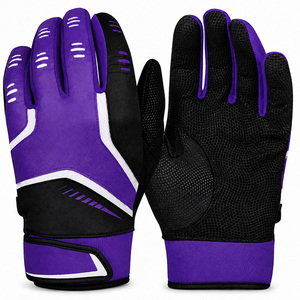 Guantes de Bateo de Béisbol de Cuero Ecológico de Alta Calidad, Transpirables, Antideslizantes, Duraderos, Diseño Personalizado, Profesionales, para Deportes de Equipo - Product Image 2