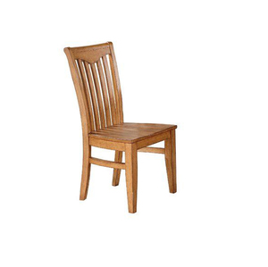 Silla de Comedor Rústica de Madera Maciza con Acabado Antiguo, Diseño Estable para Muebles del Hogar - Product Image 4