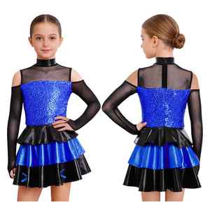 Vestido de Disfraz para Niñas, 100% Poliéster, para Competencia de Baile y Uniforme de Animadoras, Venta al Por Mayor 2026 - Product Image 2