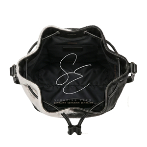Sac seau en cuir de vachette style western pour femme, sac bandoulière rustique en cuir à poils, sac à main quotidien - Product Image 5