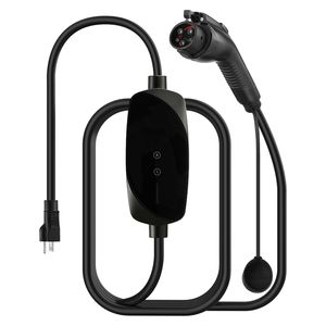 Cargador Portátil para Vehículos Eléctricos Nivel 1 y 2 con Corriente Ajustable de 16 Amperios, Cable de 25 Pies, NEMA 6-20P, 120V-240V, Estación de Carga - Product Image 5