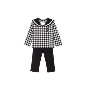 Ensembles de costumes en coton de style coréen OZKIZ pour garçons de 2 à 6 ans, mode enfantine printemps/automne, vente en gros - Product Image 1