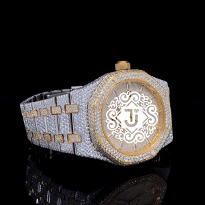 Reloj Mecánico ETA de Lujo con Incrustaciones de Moissanita en Oro Rosa, para Unisex, Estilo Hip Hop, Brillante, Disponible a Precio de Fábrica - Product Image 5