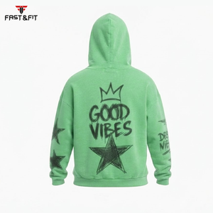 เสื้อฮู้ดดี้ผู้ชายสำหรับออกกำลังกาย ฟิตเนส สตรีทแวร์ ดีไซน์ยอดนิยม คุณภาพพรีเมียม น้ำหนักเบา ขายดี - Product Image 5