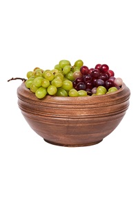 Bol de service jetable en bois d'acacia, bol à salade, à fruits, à collations en bois naturel, écologique, style américain, élégant, vaisselle de cuisine - Product Image 3