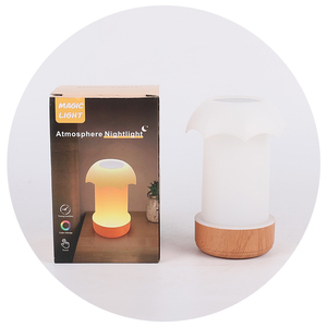 Crystal LED Night <b>Light</b> Warm White Manual Button <b>USB</b> <b>Rechargeable</b> Modern 2700K Ra90 25000 Hours Middle Tulip Home - Product Image 6