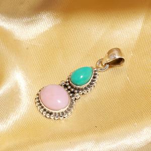 Pink <b>Opal</b> Pendant 925 Sterling Silver Handmade Jewelry Women Men Unique Natural Gemstone <b>Necklace</b> Gift At Best Price - Product Image 3