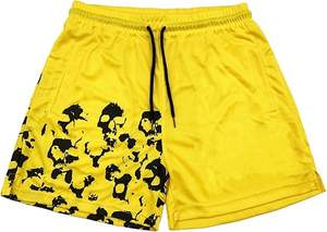 Custom Polyester/Cotton Material <b>Men</b> Heat-Transfer Printed Breathable Elastic Waist High Waist Unisex <b>Shorts</b>-All Sizes Available - Product Image 2