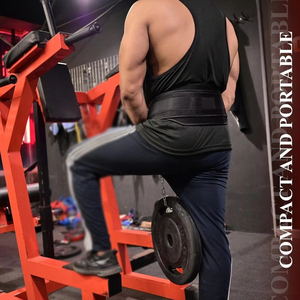 Cinturón de Levantamiento de Pesas de Neopreno EVA Grueso de Alta Calidad con Cadena para Fitness, Culturismo y Gimnasio - Product Image 6