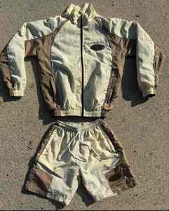 Chaqueta Cortavientos de Algodón 100% Personalizable al por Mayor con Cremallera de Cuarto, de Secado Rápido, Conjunto Corto de Verano de Alta Calidad - Product Image 3