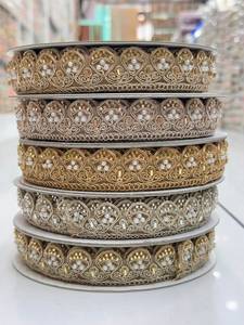 Bordure en dentelle brodée de perles pour chaussures, lavable, vente en gros - Product Image 6