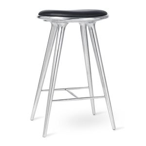 Best Seller Gold Metal Bar <b>Stool</b> Cushioned Seat Luxury Counter Chair For Cafe Hotel Kitchen Decor Use - Product Image 4
