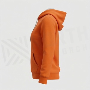 เสื้อฮู้ดโอเวอร์ไซส์สำหรับผู้หญิง รุ่นใหม่ ผ้าฝ้ายฟลีซ ทรงปกติ เหมาะสำหรับใส่เป็นเสื้อนอก - Product Image 3
