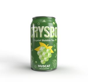 Té de burbujas de cristal Madam Hong, forma redonda, sabor maracuyá, 320ml, con perlas explosivas, venta al por mayor, OEM - Product Image 2