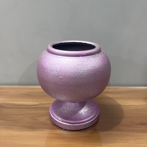 Jarrón de Hierro de Diseño Artesanal para Flores - Decoración de Mesa para el Hogar (FV618) - Product Image 1