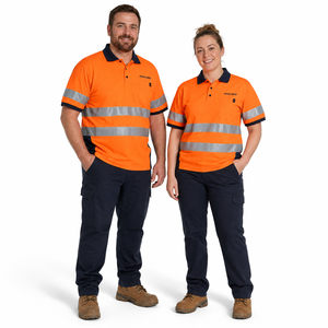 Cinta Reflectante Bicolor al por Mayor, Camisa de Seguridad de Alta Visibilidad, Uniforme para Trabajos en Carretera, Malla de Rendimiento, Proveedor de Ropa de Trabajo OEM - Product Image 1
