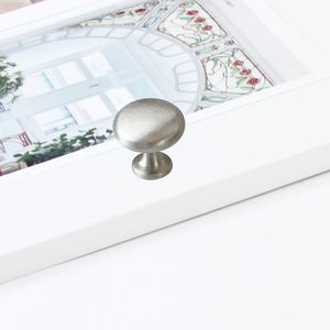 Tirador de Pomo de Aleación de Zinc de Alta Resistencia para Gabinetes de Cocina, Mesitas de Noche y Cajones, Herraje Moderno Cepillado para Muebles - Product Image 1
