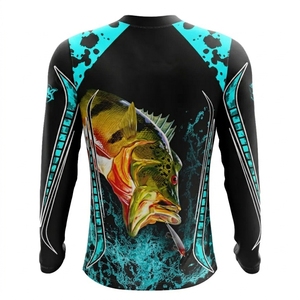 Vêtements de pêche pour hommes, t-shirt de pêche à manches longues, matière légère et respirante, coupe confortable, haute performance - Product Image 4
