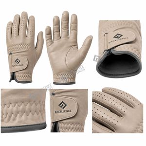 Gants de golf professionnels en cuir, haute absorption d'humidité, tissu respirant, adhérence améliorée, ajustement flexible, entraînement en extérieur - Product Image 6