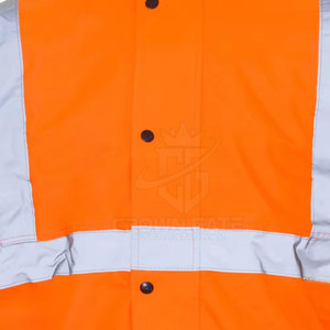Veste de travail industrielle en tissu résistant avec poches de rangement fonctionnelles, idéale pour les ateliers, les usines et les travaux sur le terrain - Product Image 4