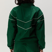 Nouvelle veste coupe-vent en peau de mouton pour femme, mode hiver, col montant, logo sur le devant, haute qualité, personnalisable, respirante, imperméable