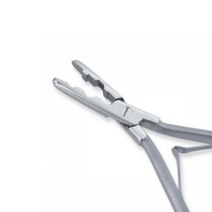 Pinzas de Acero Inoxidable para Extensiones de Cabello con Mango de Goma, Herramienta Profesional para Abrir y Cerrar Anillos Micro para Cabello - Product Image 5