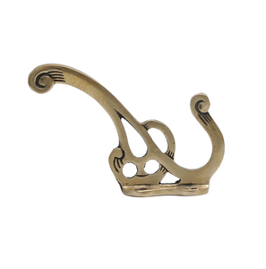 High Quality Brass Coat Hooks <b>Wall</b> Hooks for Doors Coat Hooks for Entryway Hook <b>Rails</b> <b>Wall</b> Mounted Brass Hook - Product Image 3