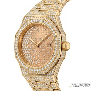 Reloj de Lujo con Diamantes Moissanite para Hombre y Mujer, Estilo Hip Hop, Brillante, de Diseño Premium - Product Image 1