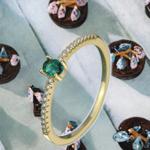 แหวนเงินแท้ 925 ประดับเพชรซิคอนรูปไข่ 0.25 กะรัต สำหรับงานแต่งงาน งานหมั้น หรืองานเลี้ยงค็อกเทล ดีไซน์เก๋ไก๋ทันสมัย ชุบเงิน - Product Image 2