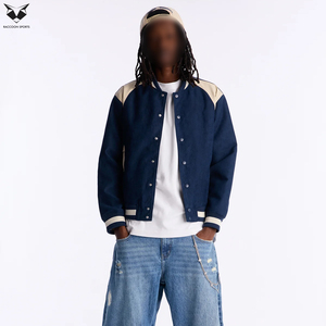 Best Soft Fabric Premium Product College Jackets, Best Seller OEM Service Latest Product Customized Logo Print Varsity Jacket - Product Image 3