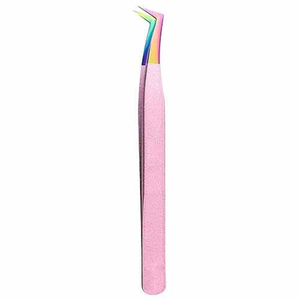 Pinzas para Pestañas Lucky Lash Tools, Acero Inoxidable, Punta de Fibra Suave de Precisión, Mango con Agarre de Diamante, Juego de 5 Colores, Pinzas Sostenibles - Product Image 4