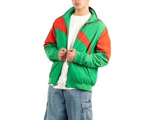 2025 veste anorak à manches surdimensionnées conception personnalisée veste coupe-vent légère avec logo de broderie personnalisé - Product Image 3