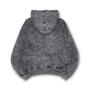 Sweat-shirt à capuche oversize en molleton pour homme, couleur unie, décontracté, tricoté, longueur standard, marron uni - Product Image 5