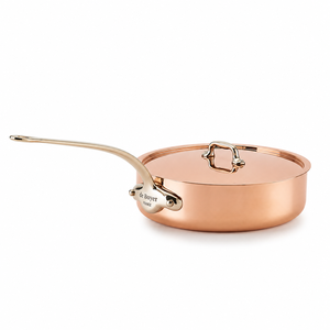 100% Pure Copper Sauce Pan with <b>Lid</b>, Handmade Copper Saucepan, Premium Chef Cookware, Kitchen Cooking <b>Pot</b>, OEM ODM Wholesale - Product Image 1