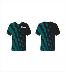 Camiseta de Manga Corta para Hombre, Diseño Geométrico, Cuello Redondo, Secado Rápido, Estilo Deportivo, Corte Regular, Venta al Por Mayor, OEM, Personalizable - Product Image 1