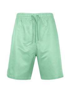 Shorts de Baño para Hombre, Color Coral Sólido, con Cordón Ajustable, Secado Rápido, Tejido Casual, Cintura Media, Corte Corto - Product Image 6