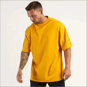 Wholesale Price Premium Plus Size Oversized Men T-<b>Shirt</b> Heavyweight Cotton Eco-Friendly Breathable Quick Dry Custom Printed - Product Image 2