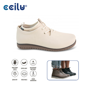 Bottines Cheville pour l'Automne Hiver, Légères, Imperméables, Antidérapantes, à Tige Synthétique, Semelle Épaisse Durable, Style Classique, Vente en Gros - Product Image 1