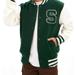 NEW Men's <b>Varsity</b> <b>Jacket</b>-Customized Color Logo Front Design Breathable Eco-Friendly Wool Lining-from Pakistan for USA/<b>UK</b> Market - Product Image 1