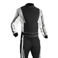 Combinaison de course professionnelle personnalisée en gros, résistante au feu, pour karting, vêtements de course sur piste, Nomex Polyester