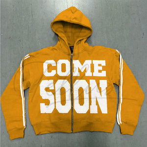 Sudaderas con capucha de peso pesado de algodón 100% para hombre, sudaderas con capucha transpirables y ecológicas de lavado ácido de estilo Vintage para hombre para Unisex - Product Image 5