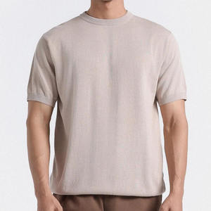 New High Quality Customized <b>100</b>% cotton knitted T-<b>shirt</b> for men slim fit Half sleeve men's Wholesalers custom streetwear T-<b>shirt</b> - Product Image 6