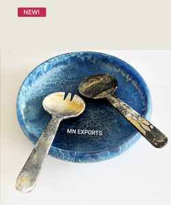 Ensemble de couverts en résine (fourchette et cuillère) pour la maison et la cuisine, exportateur indien, taille personnalisée par MN EXPORTS - Product Image 2