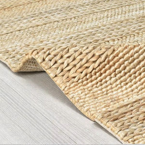 Alfombra de Yute Hecha a Mano, Alfombra de Fibra Natural Tejida a Mano, Alfombra de Piso Trenzada Gruesa Ecológica para Decoración de Sala de Estar y Dormitorio - Product Image 2