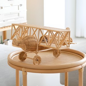 Avión de juguete de excelente calidad para niños, avión decorativo de ratán para la decoración de la habitación infantil. - Product Image 2