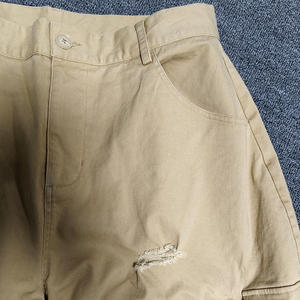 2026 Custom <b>Men's</b> Cargo Pants <b>Overalls</b> Loose Casual Straight 100%Cotton Heavyweight Unisex Extra Pockets Oversized Pants - Product Image 5