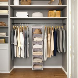 Étagères de rangement à 6 étagères de bonne qualité, étagères de rangement suspendues quotidiennement pour vêtements, vente en gros - Product Image 1